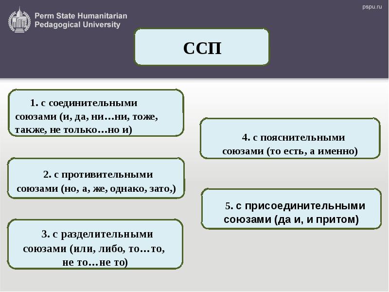 Ссп предложения 9 класс презентация