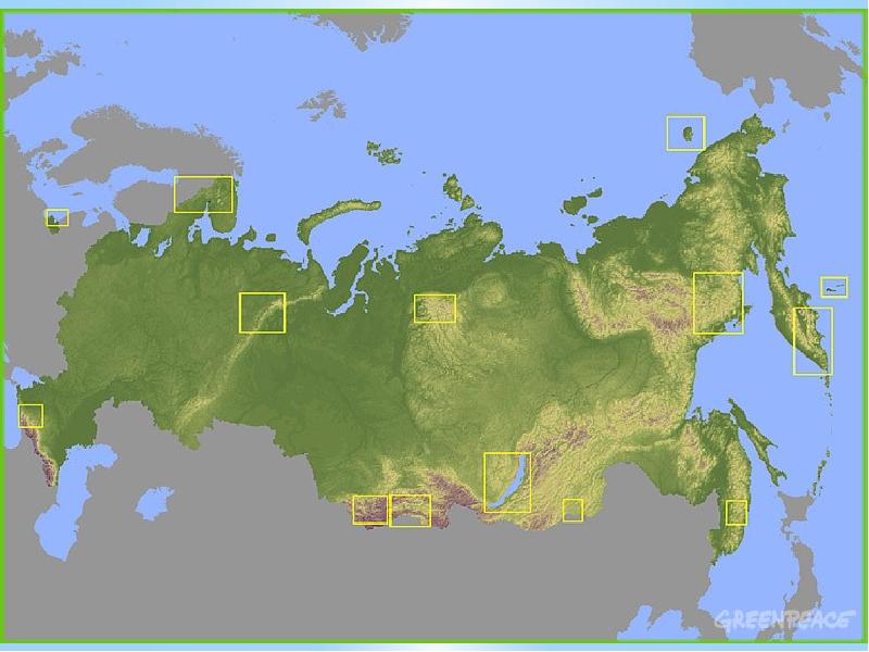 Природное и культурное наследие россии карта