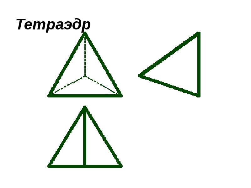 Треугольник 70. 1. Поверхность, составленная из четырех треугольников.