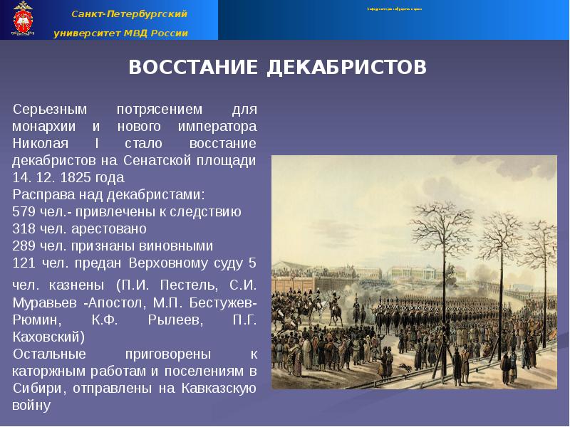 Технологическая карта урока восстание декабристов