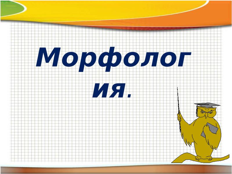 Морфология 7 класс презентация