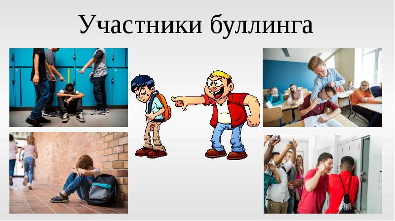 Участники буллинга картинки