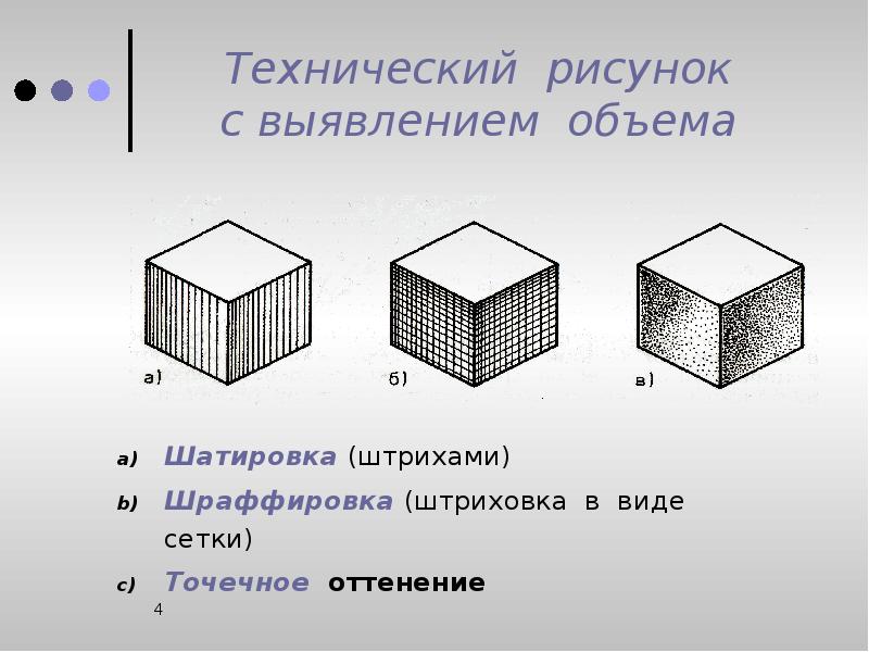 Технический рисунок конспект