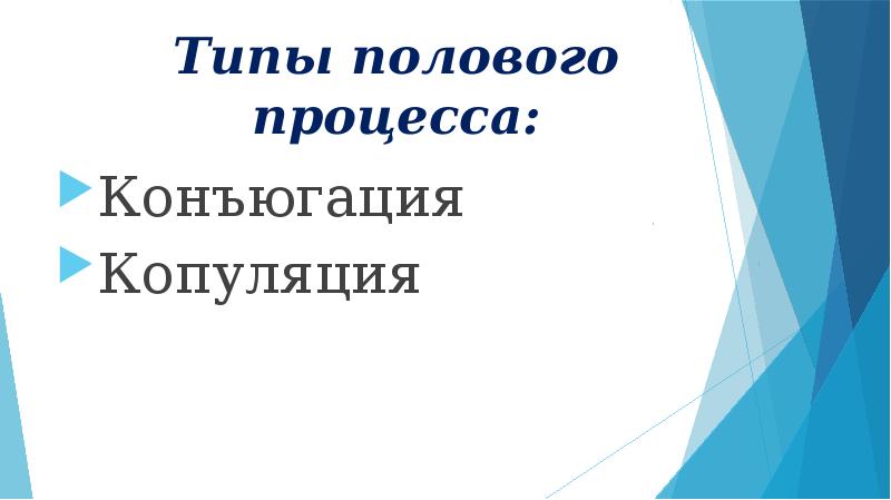 Слияние двух половых. Слияние двух половых