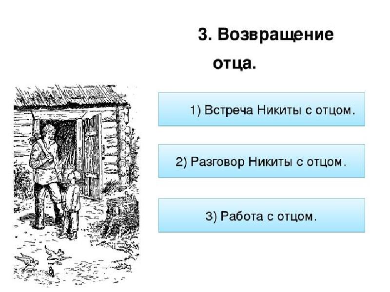 План рассказа никита платонов