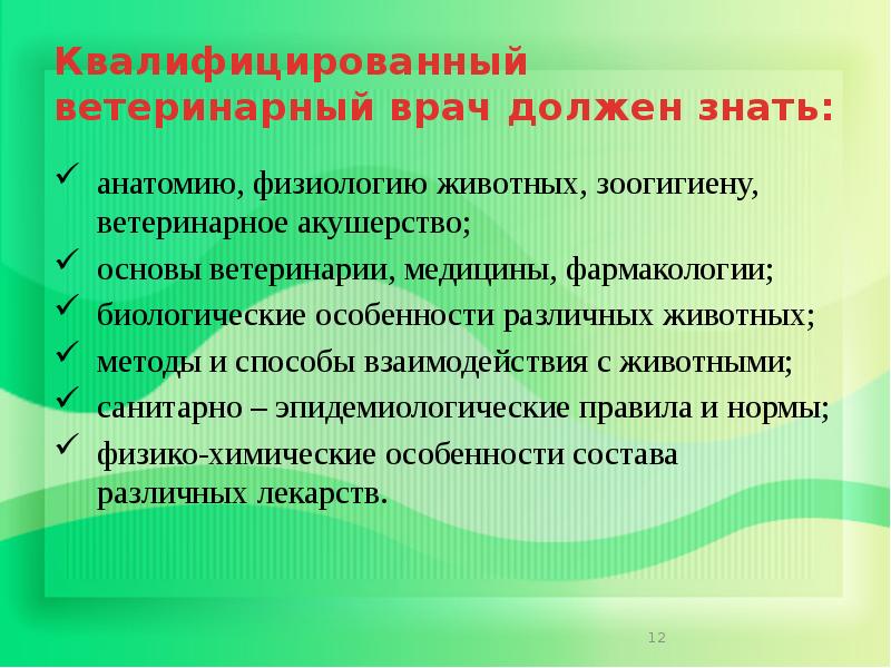 Проект ветеринар введение