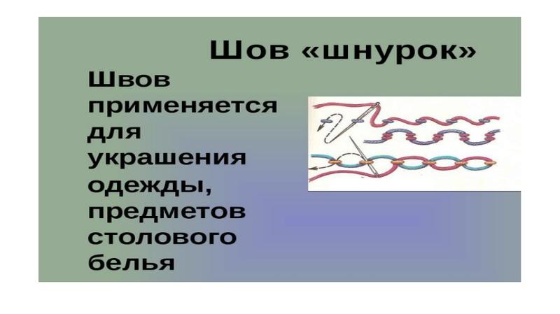 Ручные стежки и швы на их основе 7 класс презентация