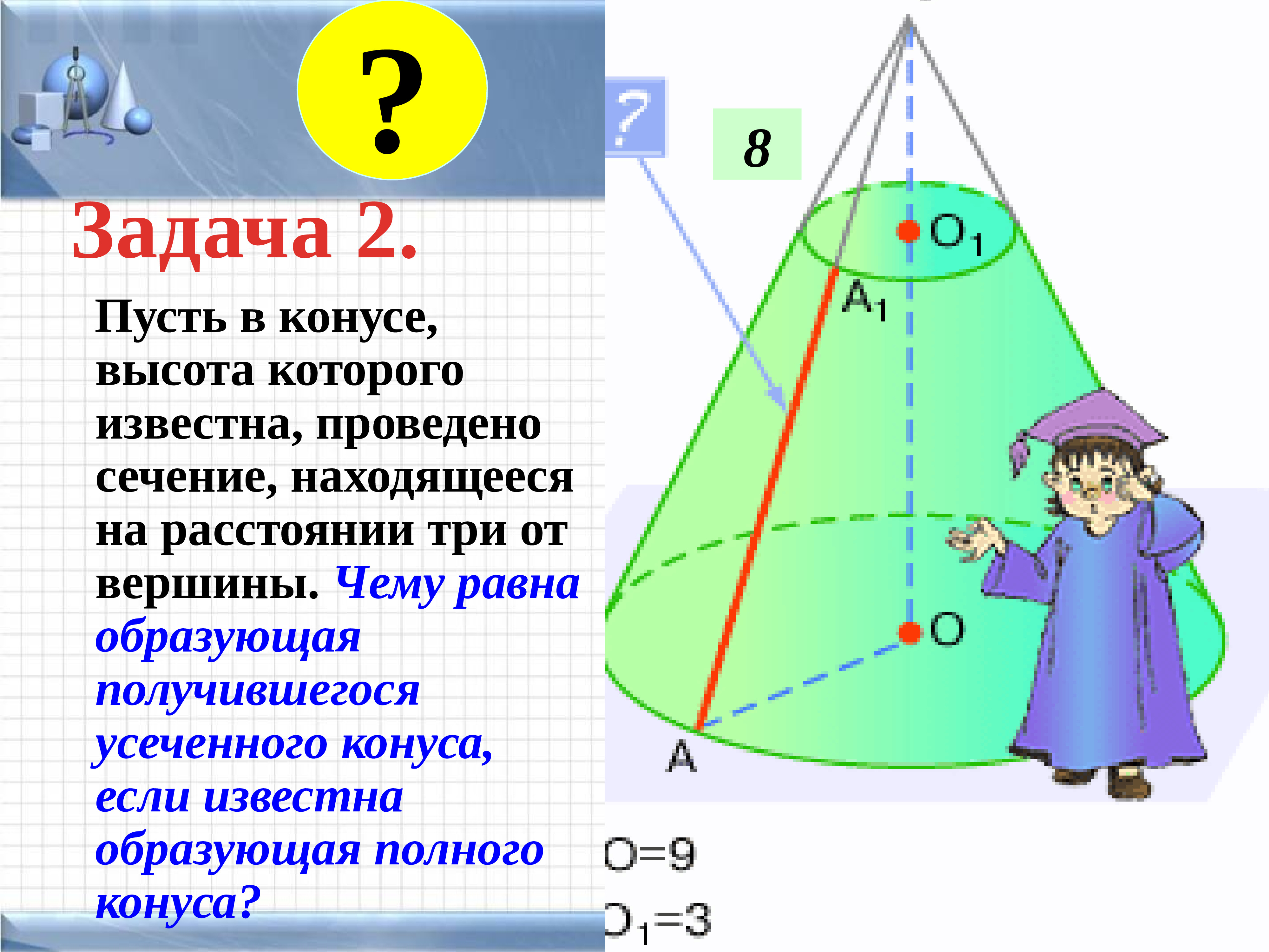 Презентация на тему конус усеченный конус