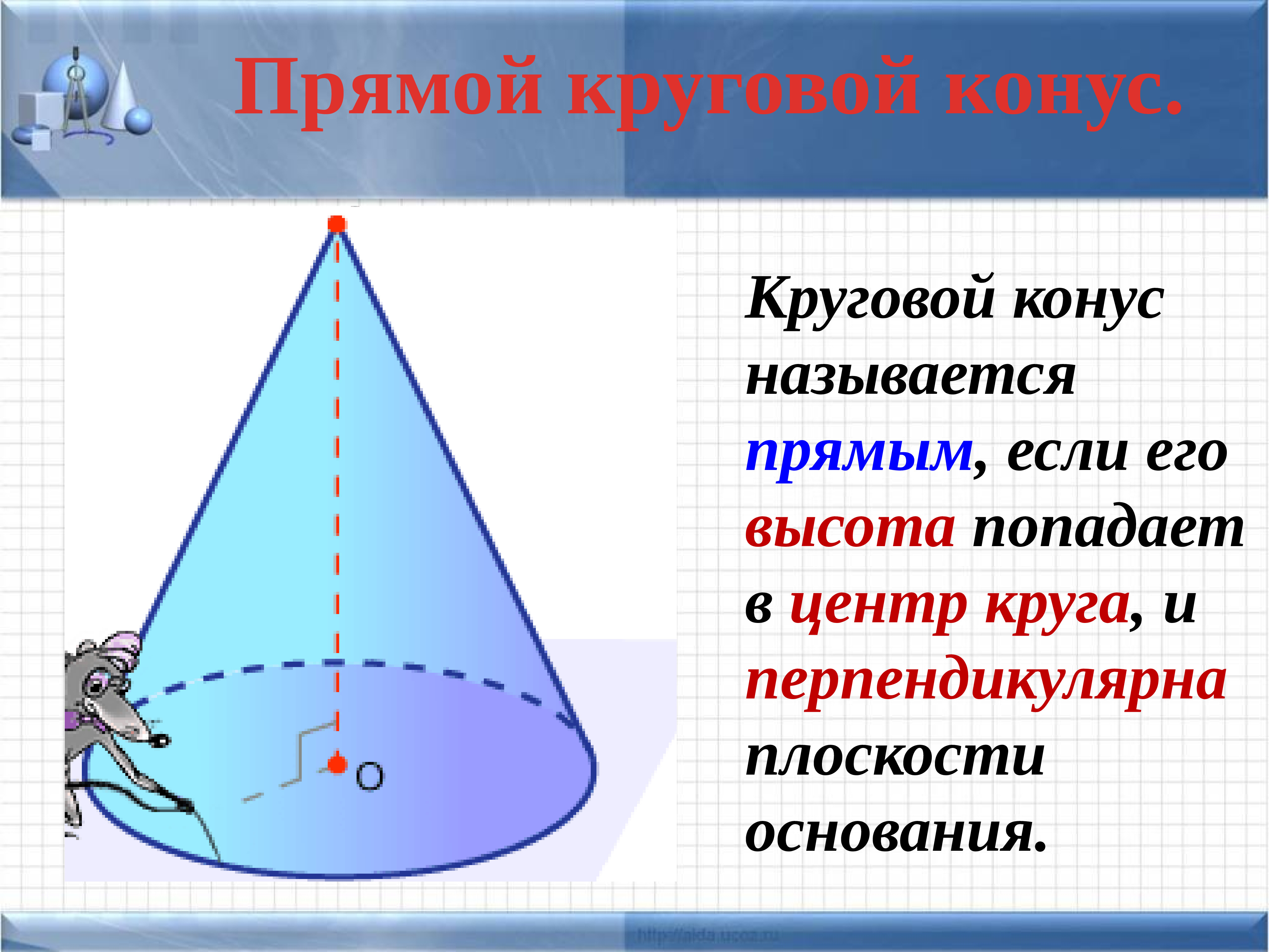 Рисунок конуса