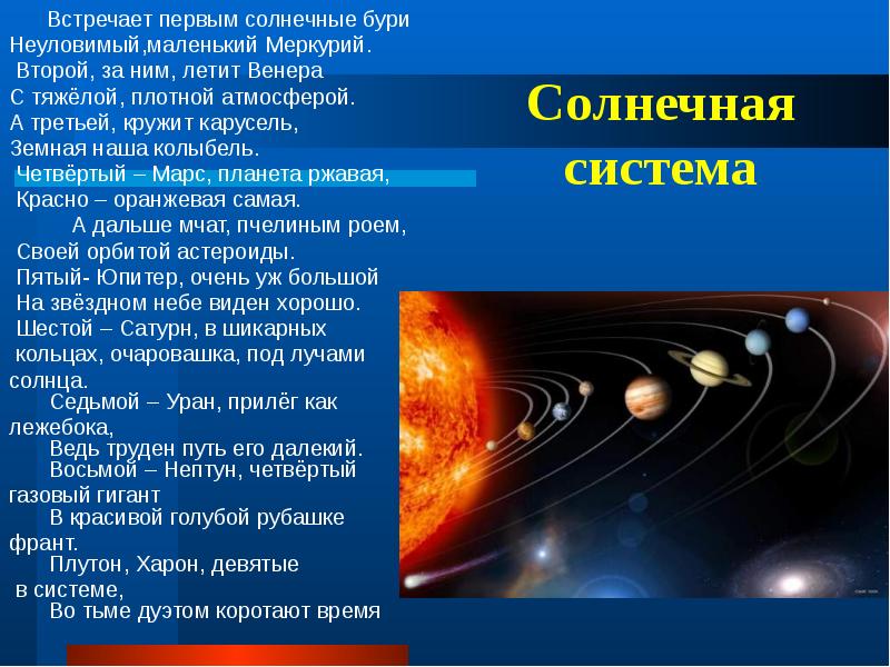 Газовые гиганты солнечной системы проект