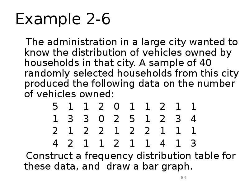 Example 2-6
The administration in a large city Example 2-6
The administration in a large city
