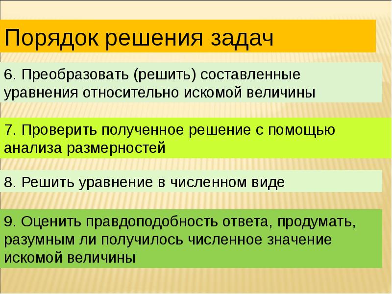 Порядок решений. Правила решения задач. Порядок решения. Искомая величина это. Порядок решения в ООО.