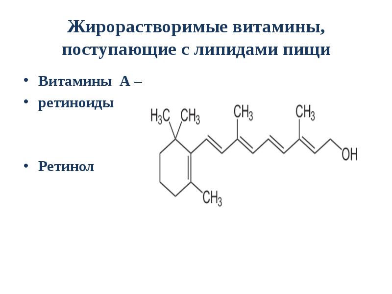 Жирорастворимые витамины