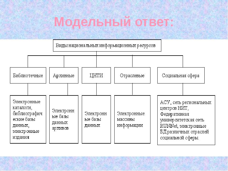 Национальные информационные ресурсы презентация