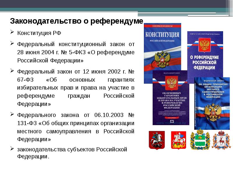 Конституция федеральный закон постановление государственной думы. Конституция РФ И федеральные законы. Конституционный закон о референдуме Российской Федерации. Законы Конституция РФ ФКЗ. 28 Июня 2004 г. № 5-ФКЗ "О референдуме Российской Федерации".