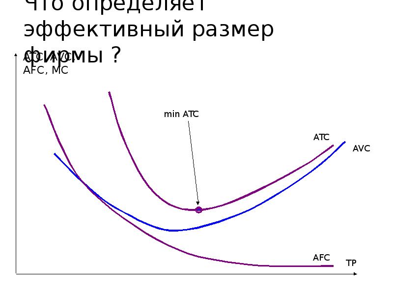 Что определяет эффективный размер фирмы ?