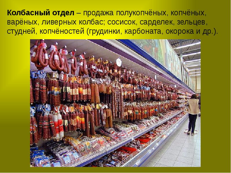 Презентация продуктового магазина