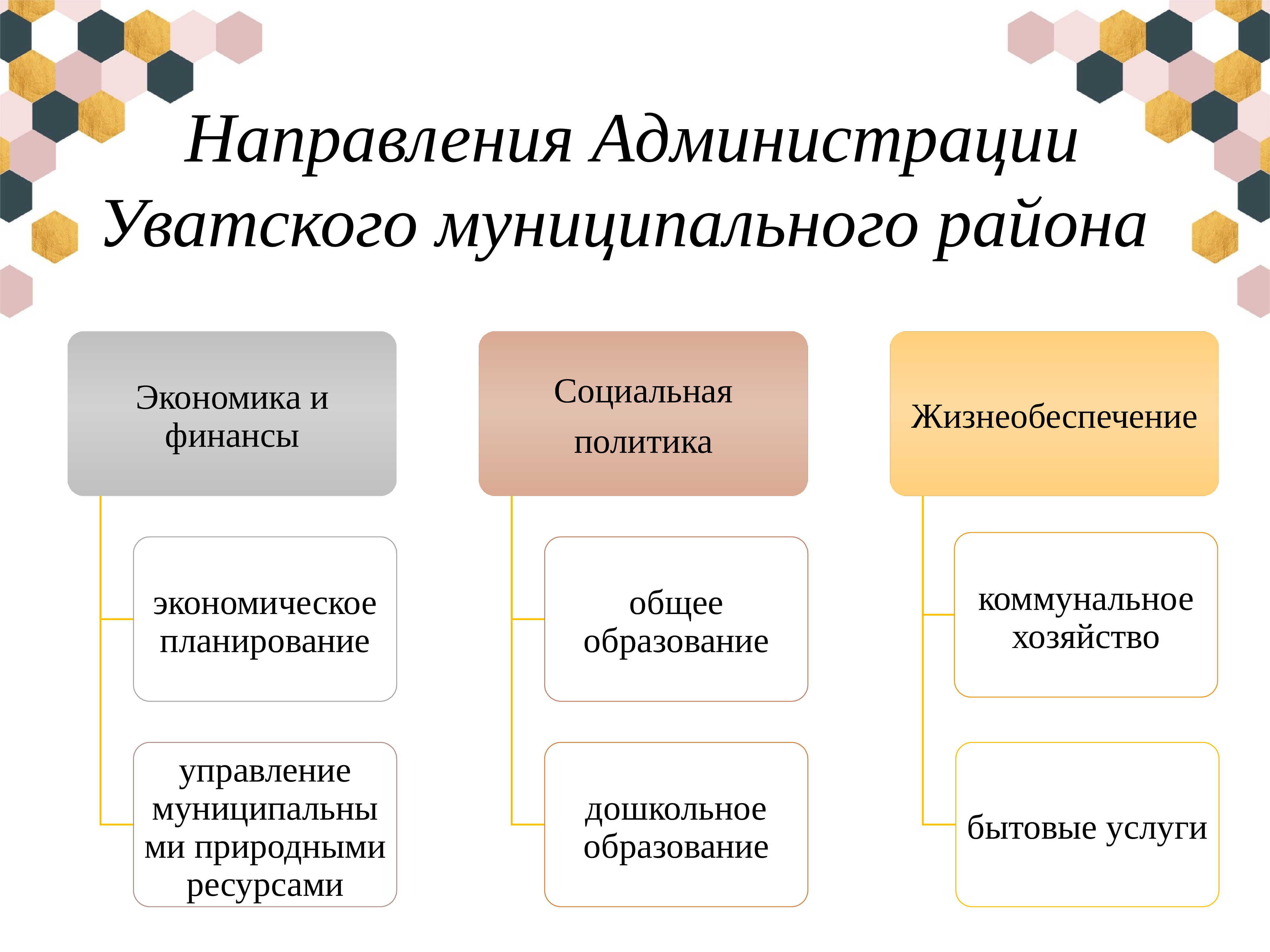 Направлениями деятельности являются