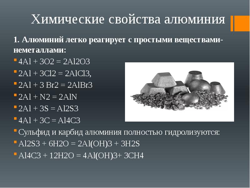 Презентация про алюминий по химии 11 класс