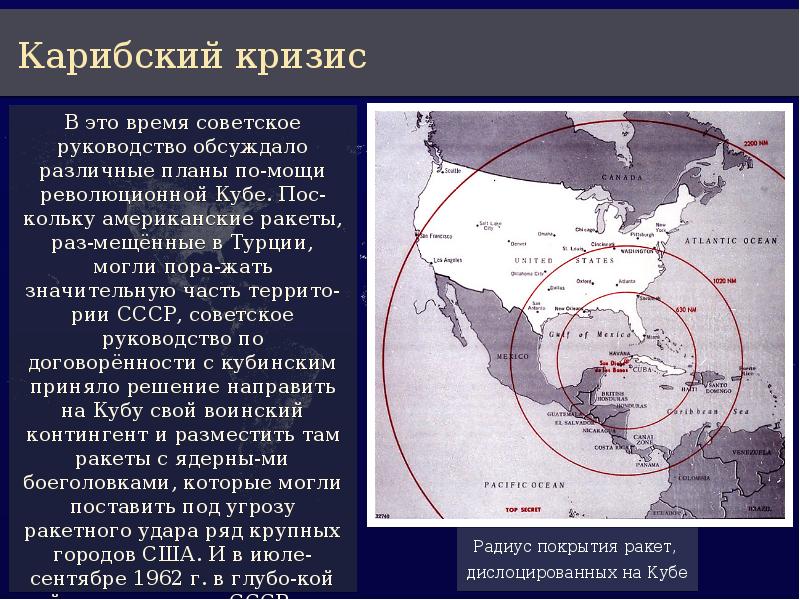 Презентация по карибскому кризису