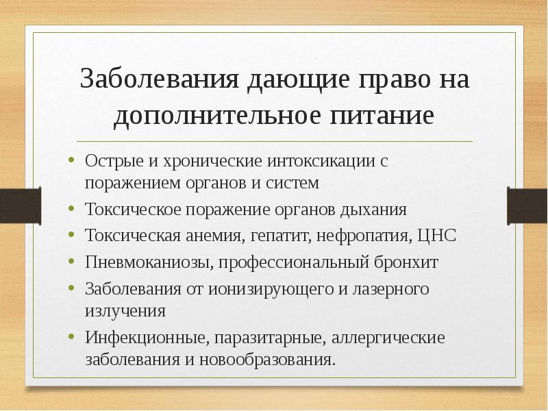 Лечебно профилактическое питание презентация