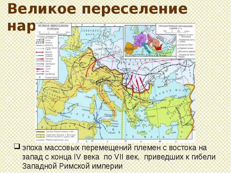 Великое переселение народов презентация 5 класс