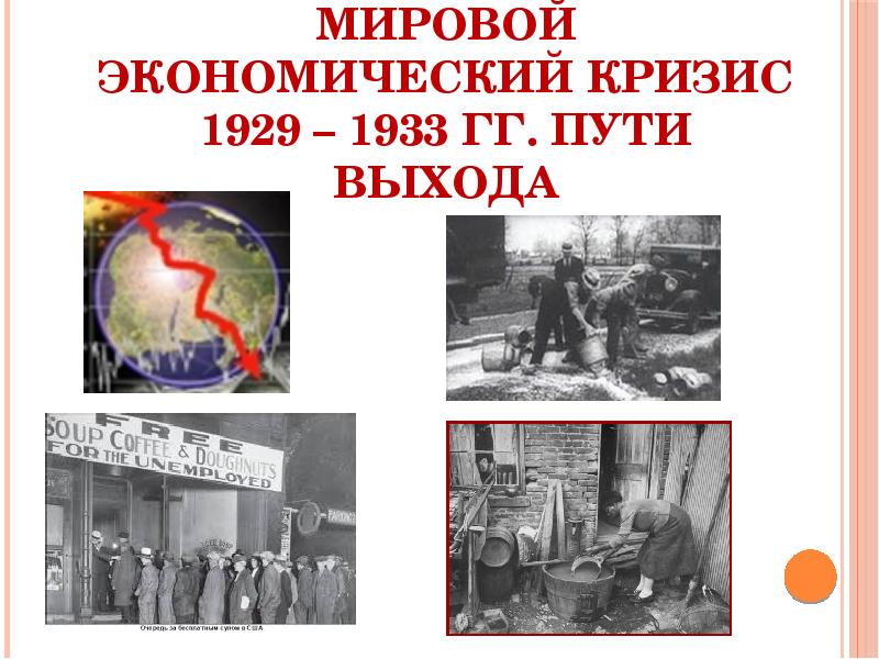 Мировой экономический кризис 1929 1933 презентация 10 класс