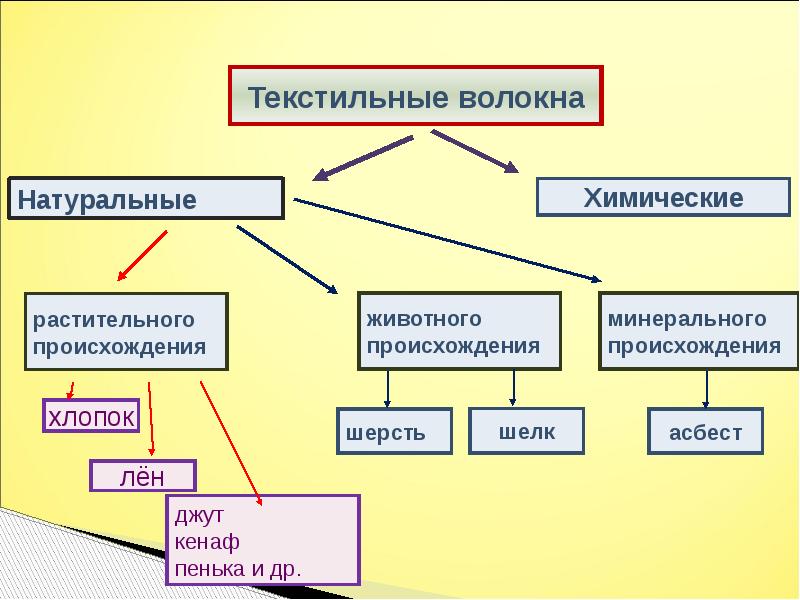 Заполните схему классификация волокон по происхождению