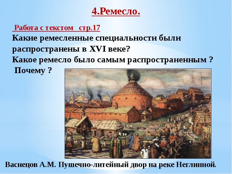 Население в начале 16 века. Пушечно-Литейный двор в XVII веке Васнецов. Пушечный двор Москва 15 век. Пушечный двор в Москве 16 век. Пушечно-Литейный двор на реке Неглинной в XVII век.