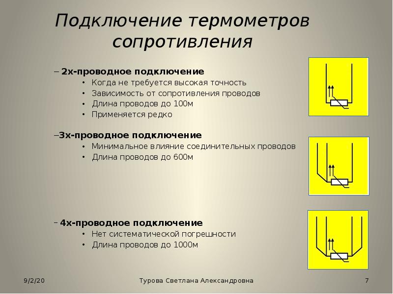 Датчики температуры презентация