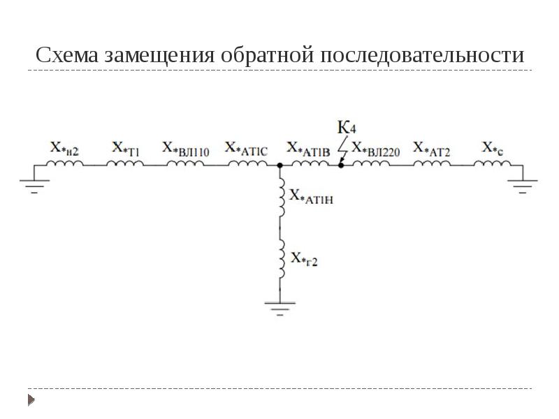 Схема замещения вл