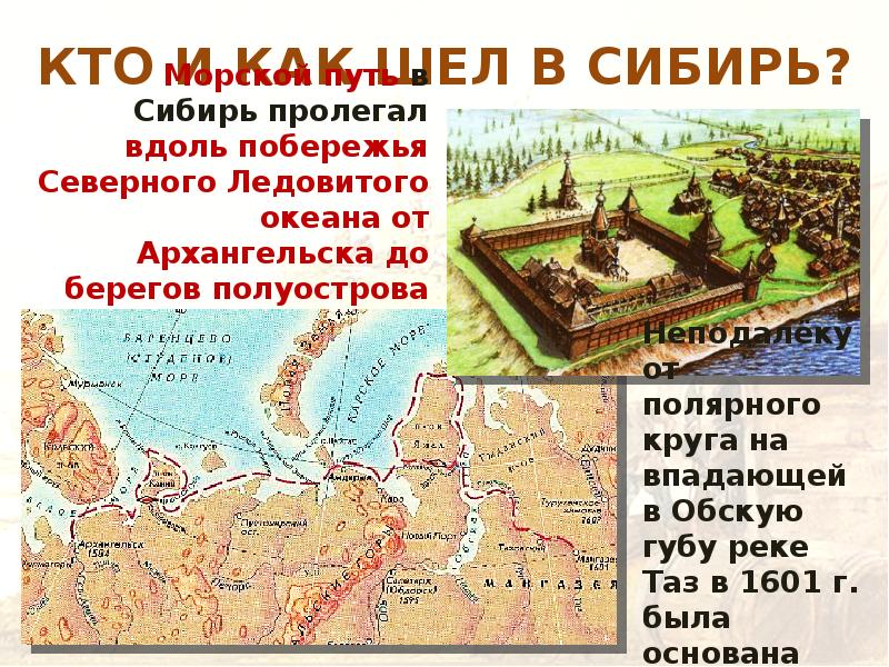 КТО И КАК ШЕЛ В СИБИРЬ?