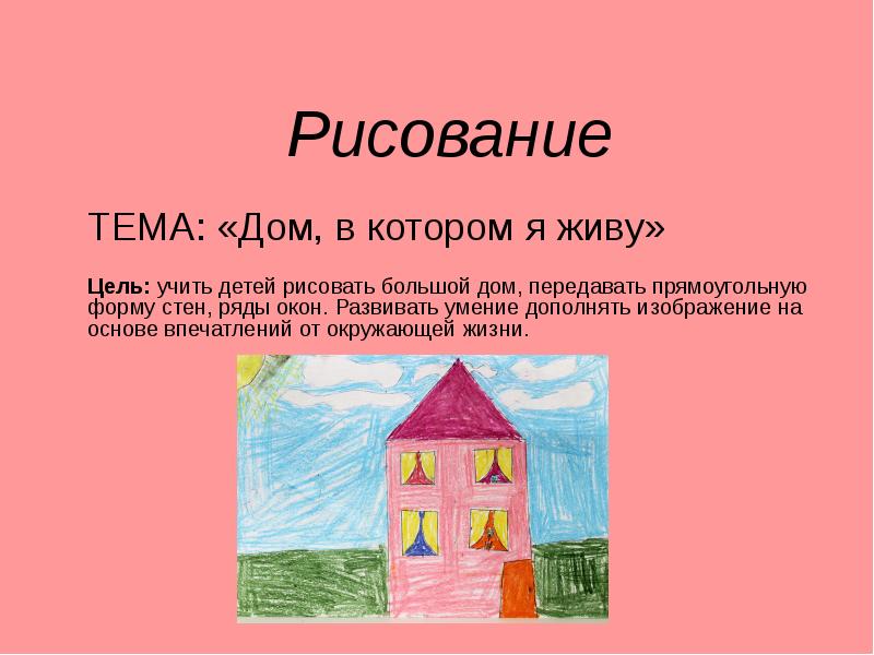 Презентация тема рисование