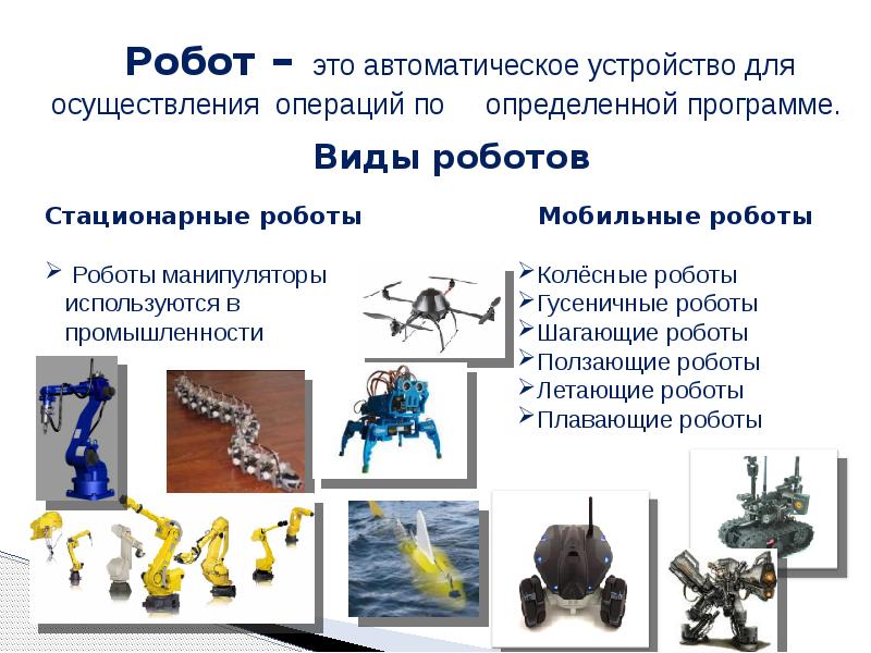 Робототехника презентация 7 класс