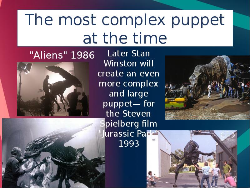 Complex Puppet Visual Effects in Cinema as a Synergy of Various Components of Filmmaking