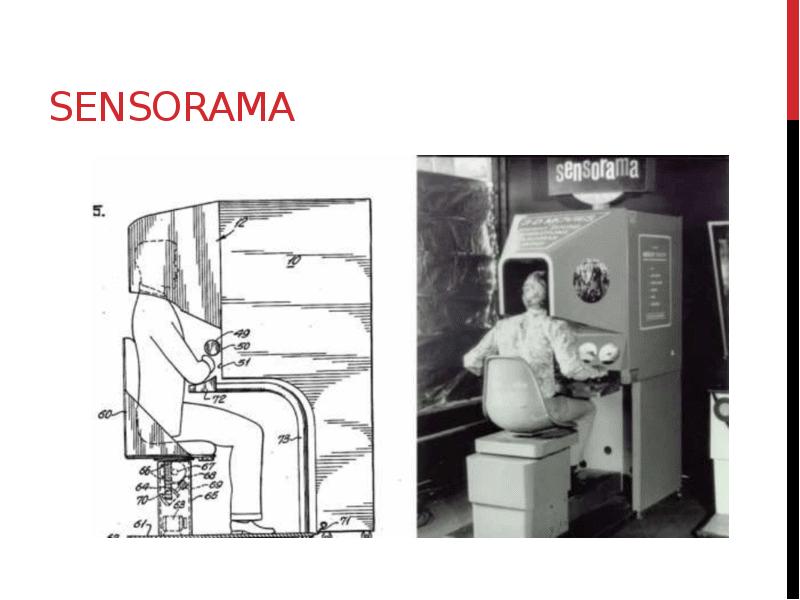 Реальность истории. Сенсорама Хейлига. Sensorama – 3d аппарат. Sensorama Мортона Хейлига. Симулятор виртуальной реальности Sensorama.