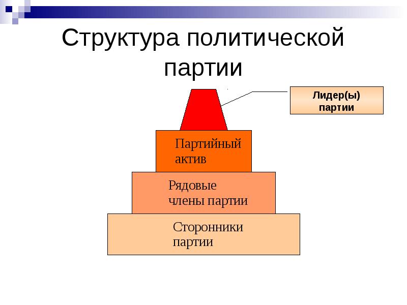 Структура партии