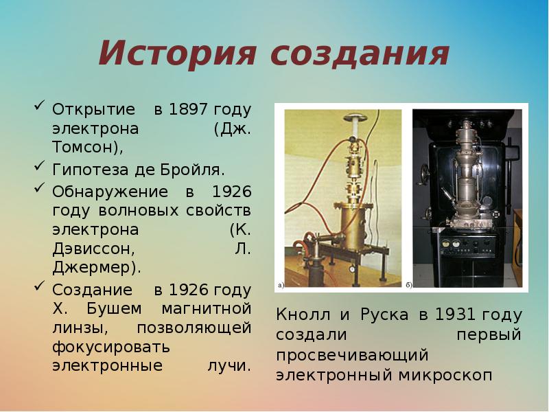 Электронная микроскопия презентация