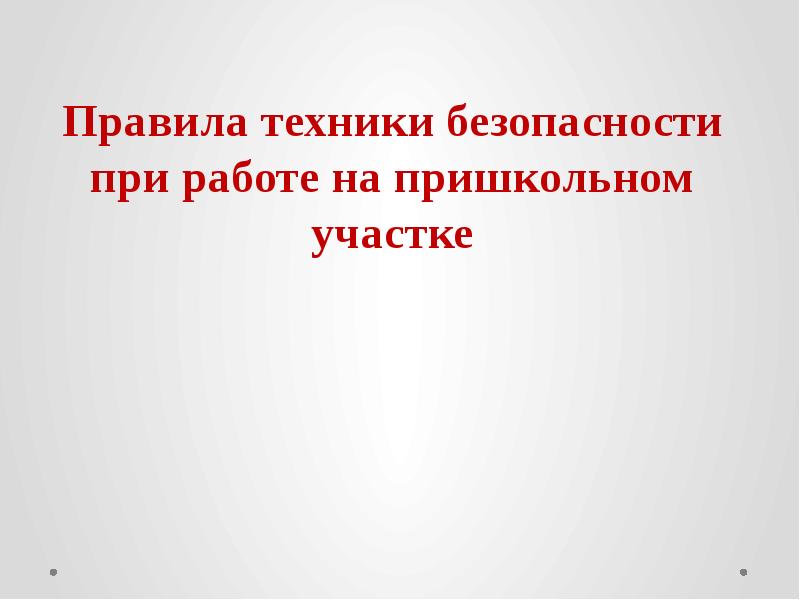 План работы по тб и охране труда в пришкольном профильном лагере пришкольном участке