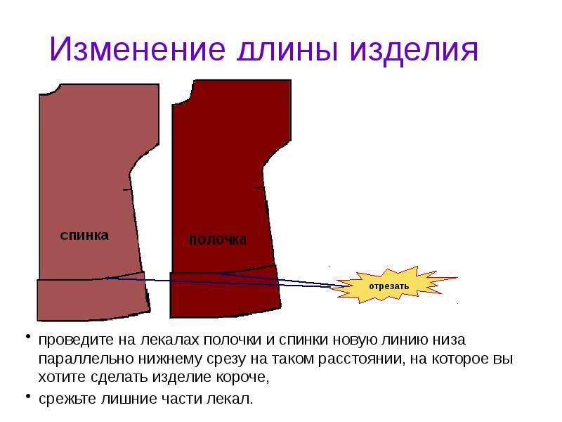 Изменилась длина. Изменение длины изделия. Моделирование изменение длины изделия. Моделирование низа сорочки. Моделирование горловины ночной сорочки.