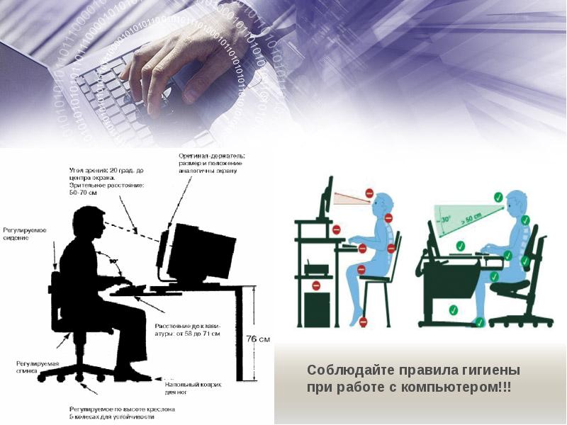 Гигиена компьютерного труда презентация