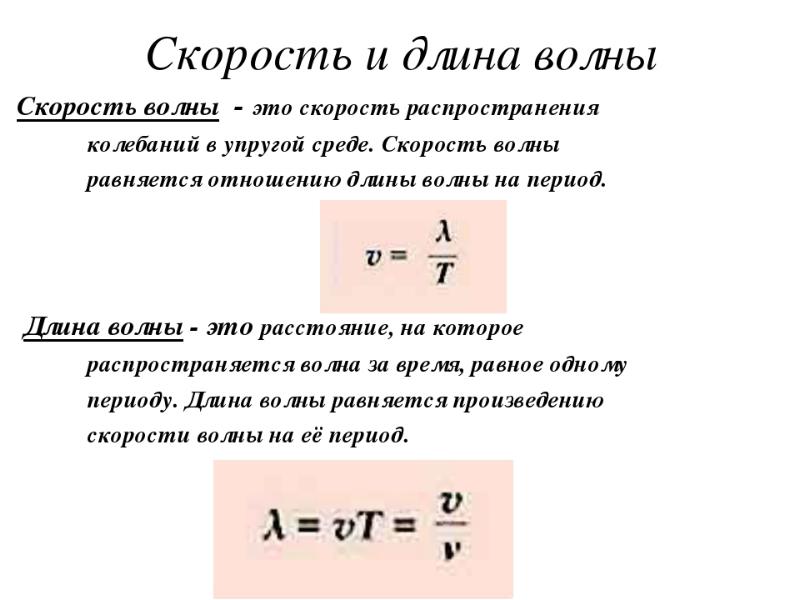 Презентация волны длина волны 9 класс