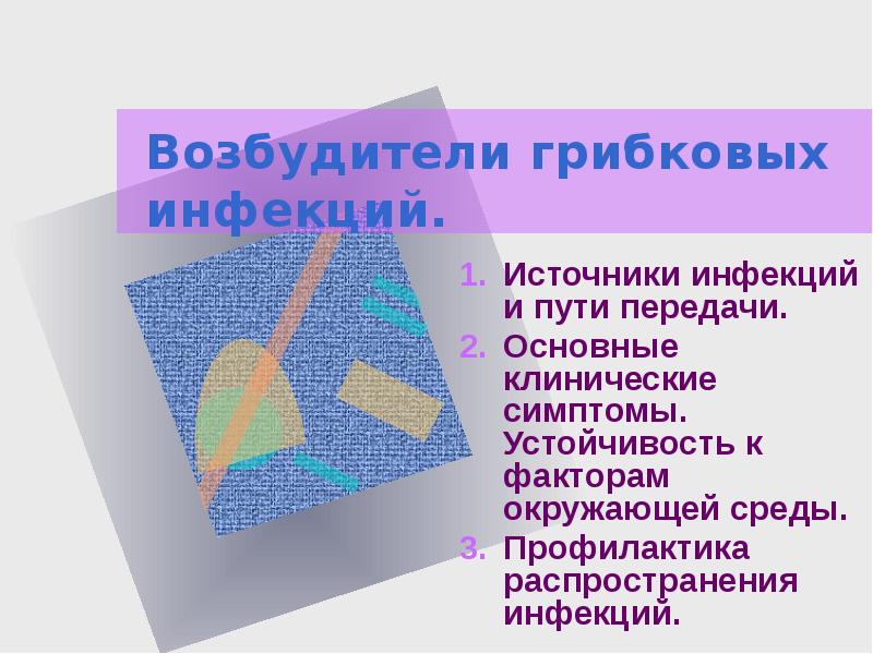 Возбудители грибковых инфекций презентация