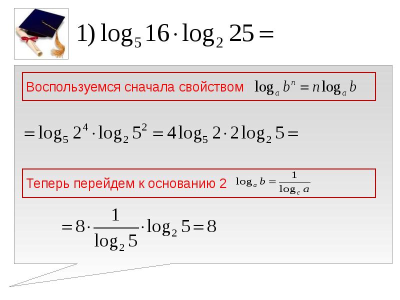 Презентация на тему логарифмы и их свойства