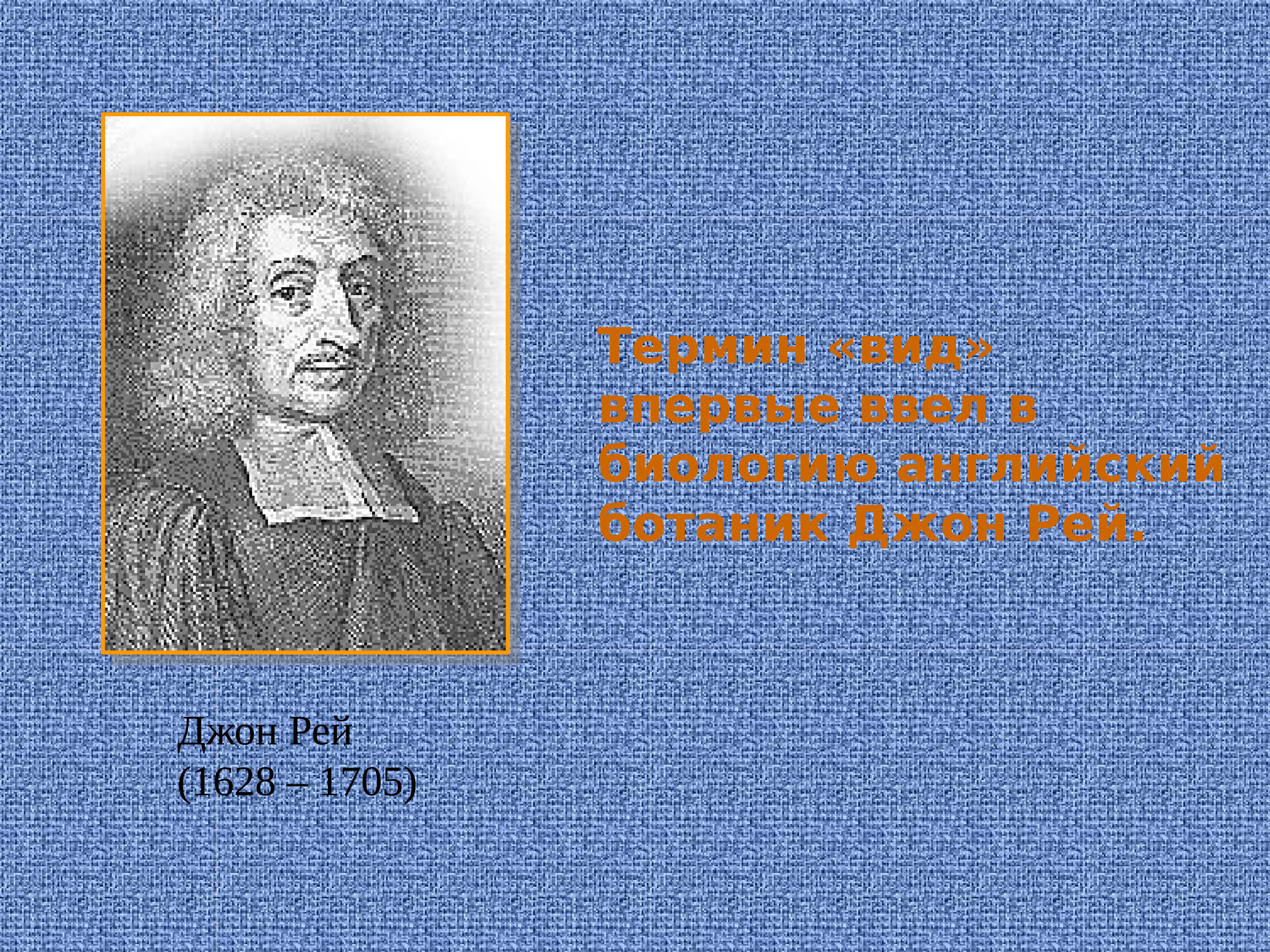 Первым ввел понятие. Виды терминов. Джон Рэй биология. Термин вид в биологии. Английский ботаник Рей.