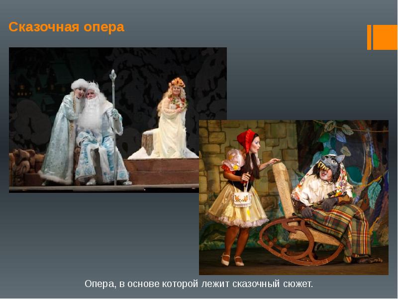 какие бывают разновидности опер