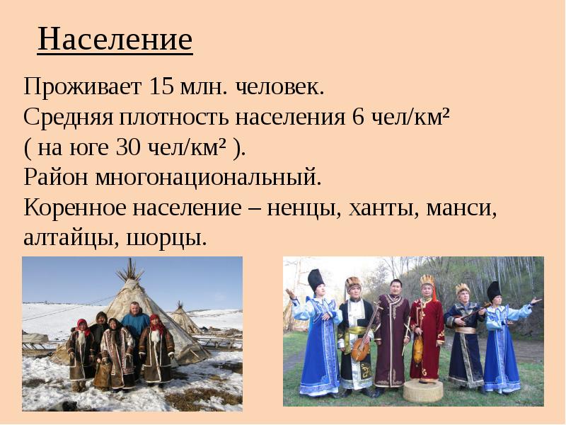 Презентация на тему народы сибири 7 класс