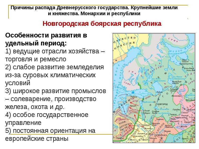 Начало удельного периода княжества южной руси 6 класс презентация андреев