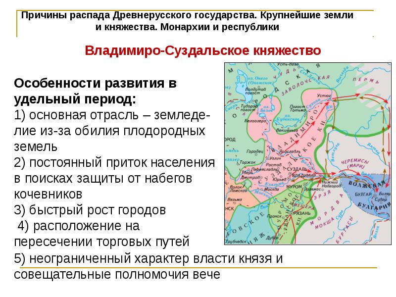 Контурная карта по истории 6 класс стр 10 владимиро суздальское княжество