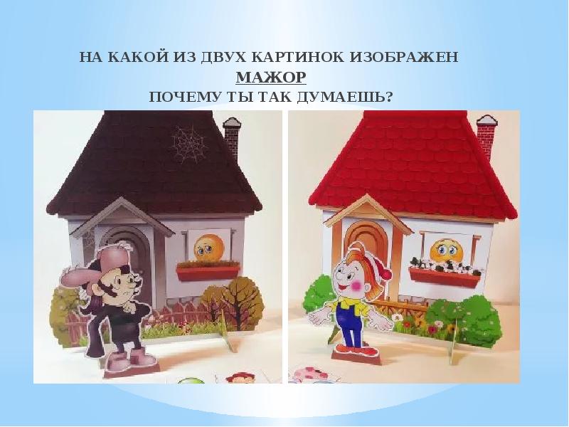 Синьор мажор и минор рисунки